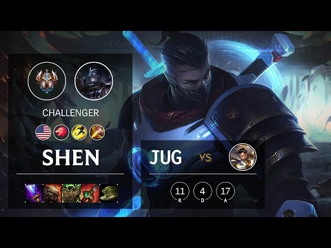 Shen Jungle vs Xin Zhao - NA Challenger Patch 10.12