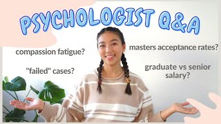 Q&A | Adult vs. Child Psychologist, Financial Stability, Clinical Masters Acceptance Rate