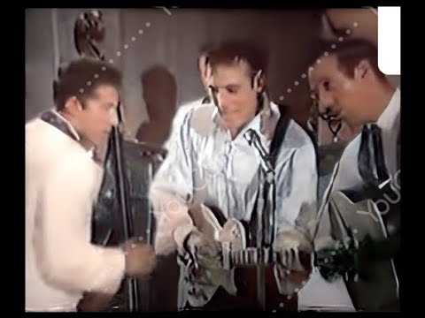 Tex Ritter Ranch Party 1957: Carl Perkins, from Compton, Calif. American Bandstand Competitor.