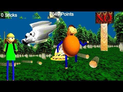 I want those sticks... Baldi's Basics Field Trip (NEW CHARACTERS)