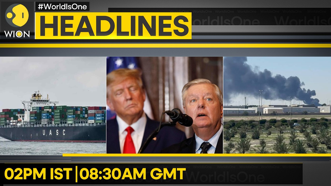Trump Pays Tribute to Lindsey Graham | 1 Indian Missing After Iran Attacks Ship | WION Headlines