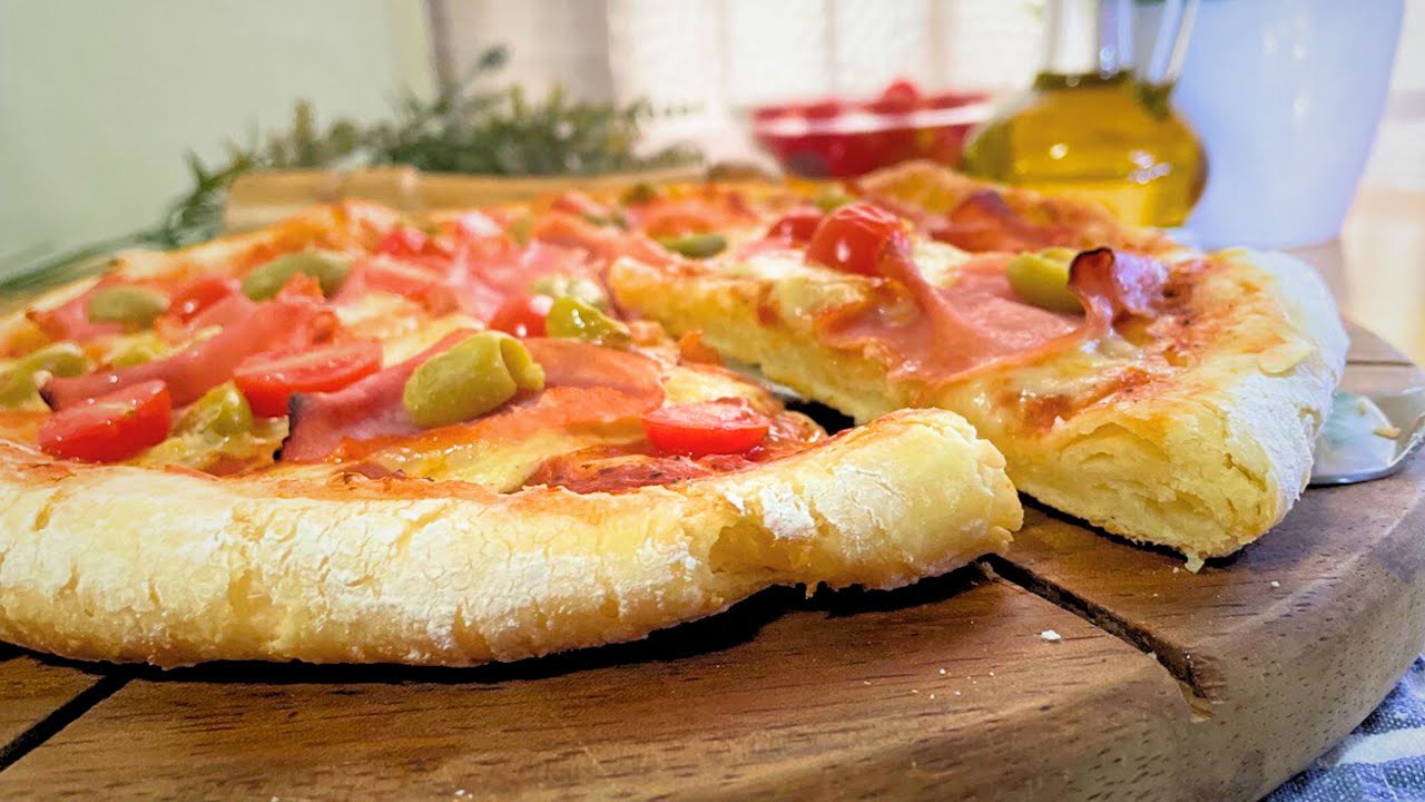 PIZZA RÚSTICA FÁCIL DE FAZER | SEM GLÚTEN E LACTOSE