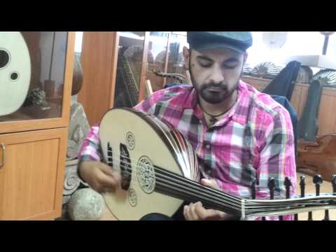 Joseph Tawadros Oud taqseem - Damascus model arabic oud www.veyselmuzik.com
