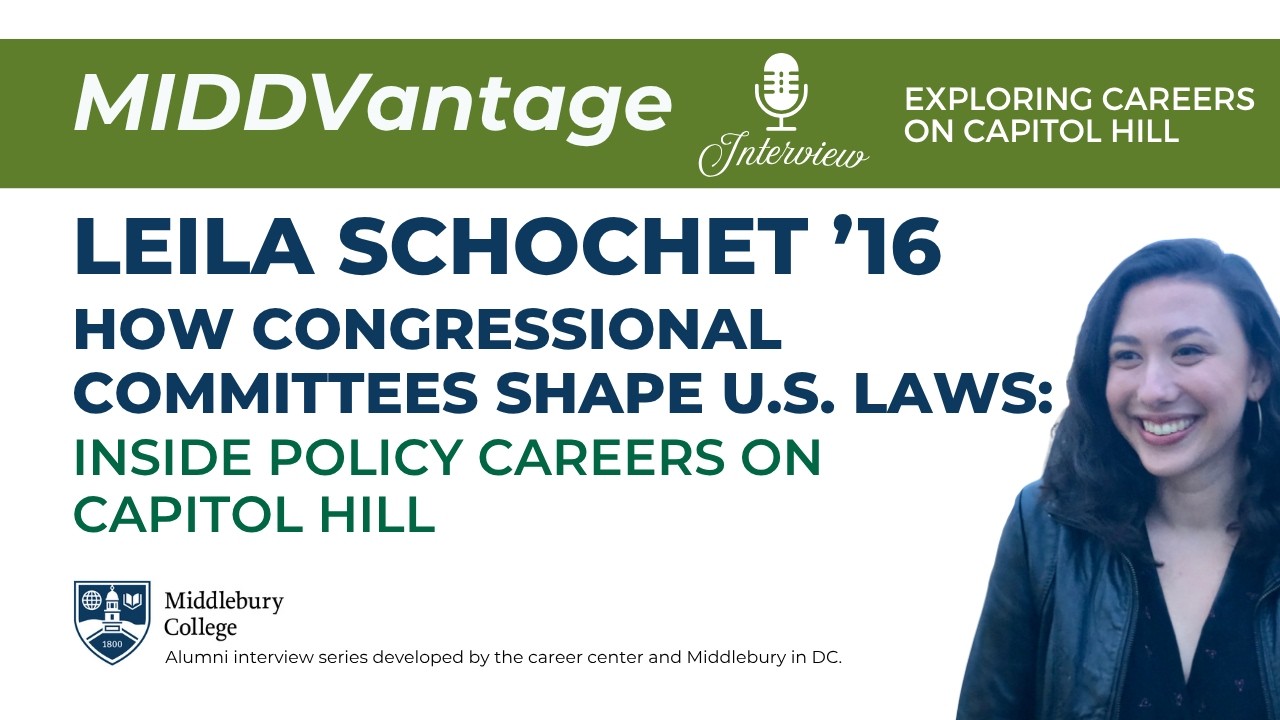 How Congressional Committees Shape U.S. Laws: Inside Policy Careers on Capitol Hill | MIDDVantage video thumbnail