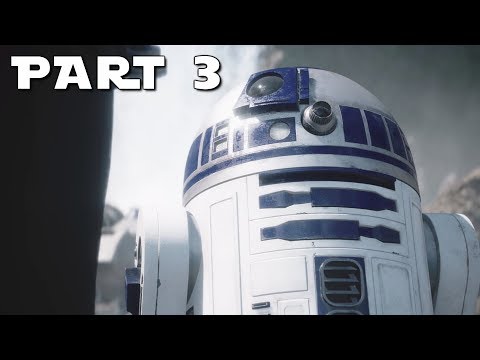 STAR WARS BATTLEFRONT 2 Walkthrough Gameplay Part 3 - Luke - Campaign Mission 3 (BF2 Battlefront II)