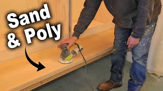 How to Sand and Polyurethane Small Unfinished Hardwood Projects | The Fixer Clips