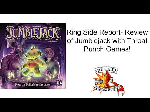 Ring Side Report-Board Game  Review of Jumblejack!