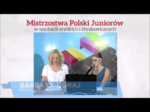 Mistrzyni Polski w szachach szybkich - Basia Goraj