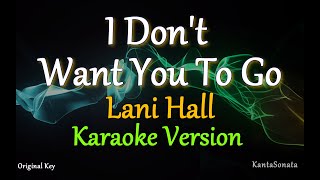 I Don&#39;t Want You To Go - by Lani Hall (Karaoke Version)