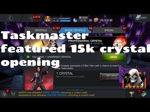 Second ever featured 15k taskmaster crystal opening