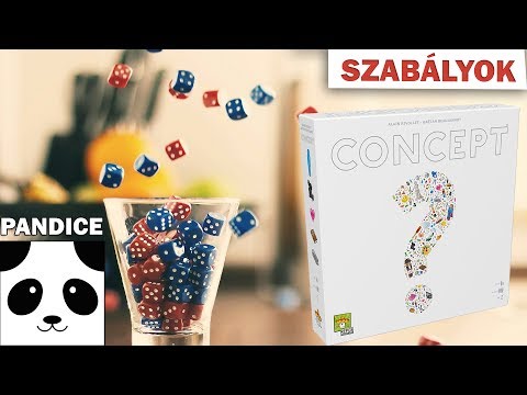 Concept társasjáték szabályok és bemutató - PanDice