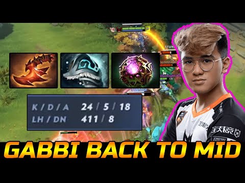 GABBI BACK TO MID IN PUBS - AGGRESSIVE BATRIDER PLAYS DOTA 2