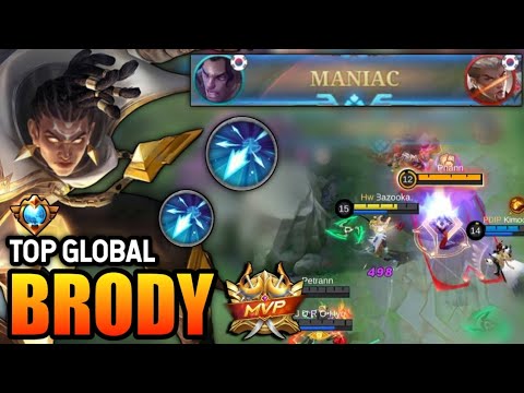 BRODY BEST BUILD 2023 | TOP GLOBAL BRODY GAMEPLAY | MOBILE LEGENDS✓