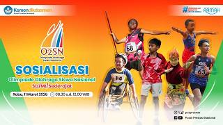 Download lagu Sosialisasi Olimpiade Olahraga Siswa Nasional (O2SN) SD/MI/Sederajat 2026 mp3