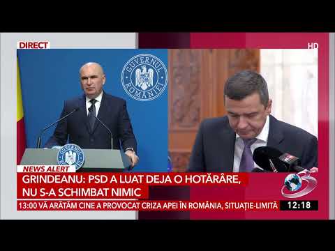 Sorin Grindeanu: PSD a luat deja o hotărâre, nu s-a schimbat nimic