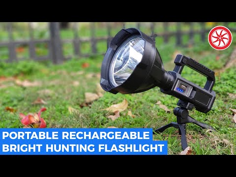 Portable Bright Hunting Flash Light With Power Bank