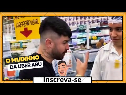 Abu mudinho da uber aprontando no supermercado #mudinho #uber #trollagem