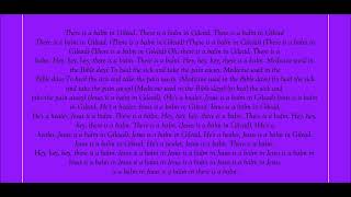 Karen Clark Sheard, Balm In Gilead Lyrics