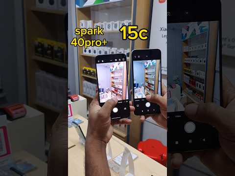 Tecno Spark 40 Pro+ Vs Xiaomi Redmi 15c Main Camera Zooming Test