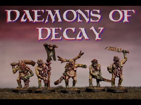 Daemons of Decay - Painting Rotting Daemon Skin