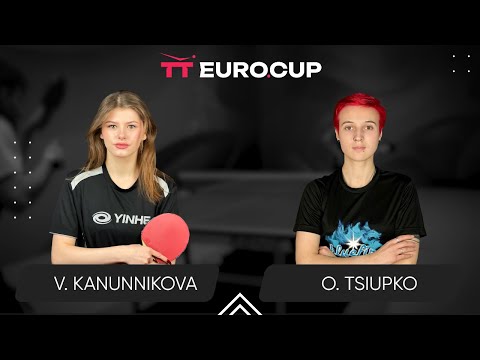 19:40 Vasylysa Kanunnikova - Oleksandra Tsiupko 23.08.2024 TT Euro.Cup Women Ukraine Star. TABLE 4
