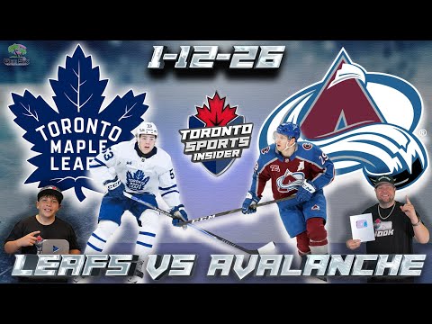 🔴 LIVE Toronto Maple Leafs vs Colorado Avalanch | NHL LIVE Stream Reaction & Play By Play