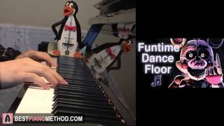Video thumbnail of "FNAF Sister Location Song - Funtime Dance Floor - CK9C (Piano Cover by Amosdoll)"