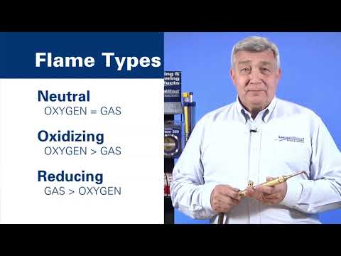 Part of a video titled Preferred Torch Brazing Flame Types - YouTube