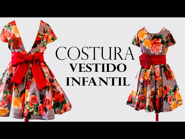vestido gode infantil