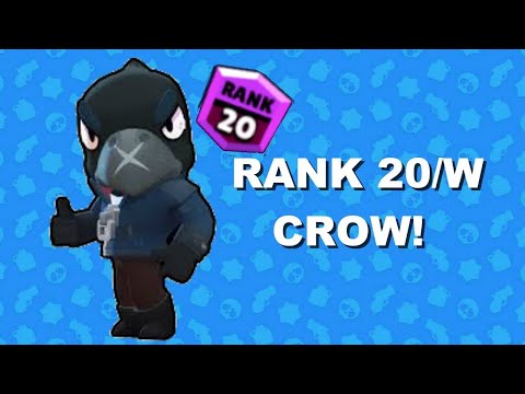 Brawl Stars| Rank 20 Crow With Gadget in Showdown is OP! (Zayed)