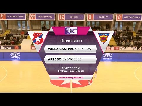 1/2 finału BLK, mecz 1.: Wisła Can-Pack Kraków - Artego Bydgoszcz