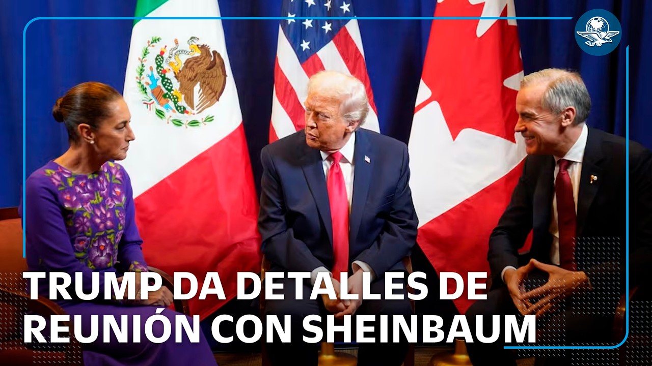 Trump destaca buena relación con México tras encuentro con Sheinbaum en el sorteo del Mundial