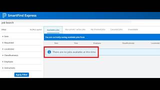SmartFind Express - Priority Lists (Not Seeing Jobs)