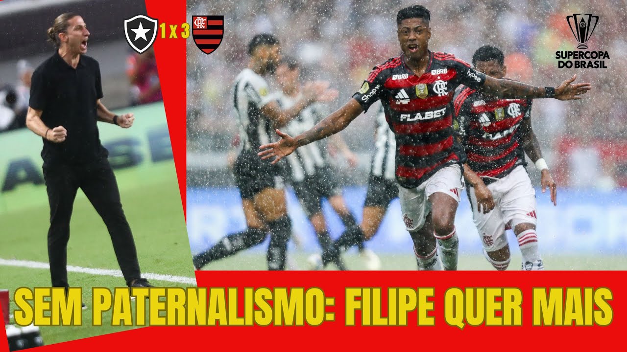 Sem paternalismo: Filipe Luís garante rigor e cobrança aos jogadores do Flamengo, um sinal positivo