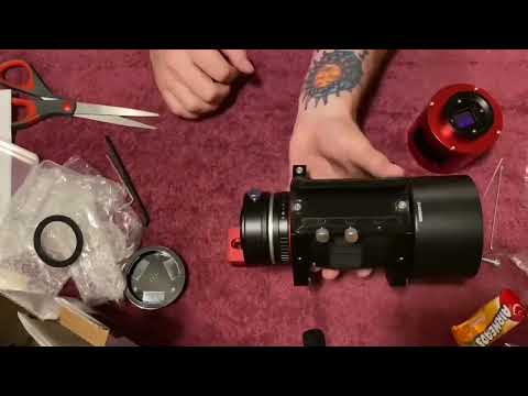 Astrodymium Ring System install for the Samyang 135mm lens #astrophotography #samyang