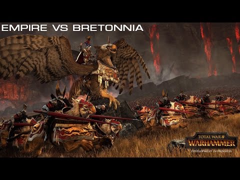 Total War Warhammer Empire vs Bretonnia