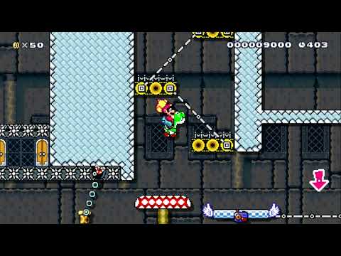 O Calabouço de Yoshi by WillianFOX - SUPER MARIO MAKER - NO COMMENTARY 1ba
