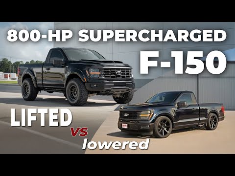 Supercharged Single Cab F-150 - Lifted is better than Lowered!