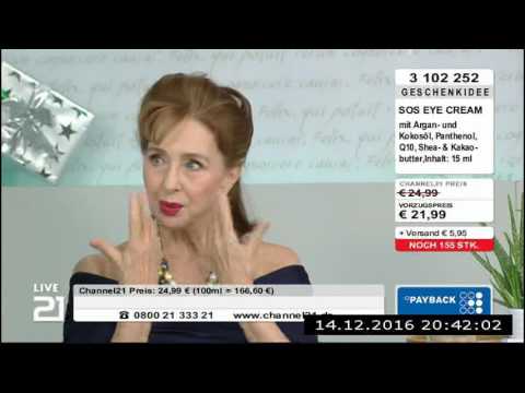 Christine Kaufmann bei Channel21 am 14.12.2016 - Teil 4