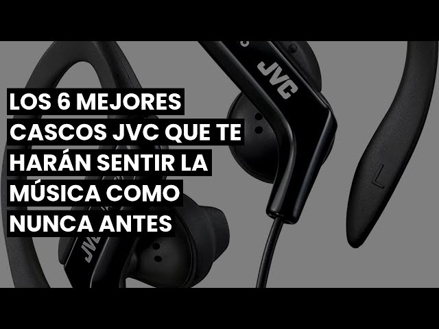 Vídeo relacionado con JVC HA-S180-B-E - Auriculares de Diadema Cerrados con Cable de 1,2m. Sistema Deep Bass. Color Negro.