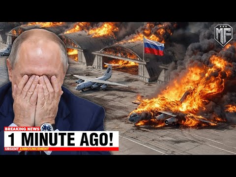 Ukraine Drones STRIKES Russia’s Airfield - Russian Bombers on Fire!
