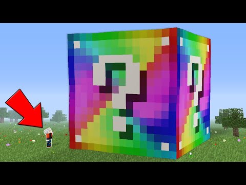 UZAY EN BÜYÜK GÖKKUŞAĞI ŞANS BLOKLARI - Minecraft