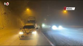 Bolu Dağı Ağır Tonajlı Araçların Geçişine Kapatıldı