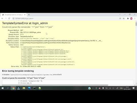 Replace ifequal with if in django template || Project Guidance || PanjwaniSoftwares