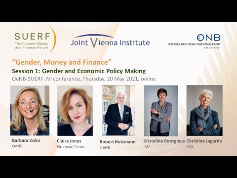 SUERF OeNB JVI - Gender, Money & Finance - Sess 1 - Lagarde Georgieva Jones Holzmann Kolm - 20210520