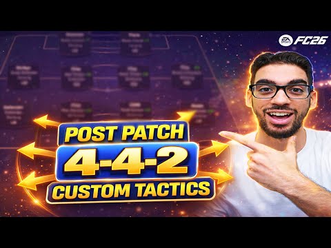 *POST PATCH* BEST META 442 FORMATION AND CUSTOM TACTICS | FC 26 ULTIMATE TEAM