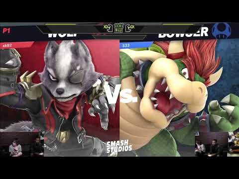 Game Nest Smash It Up: SK92 (Wolf) vs Frawg (Bayonetta/Bowser/DK)  - Losers Semis