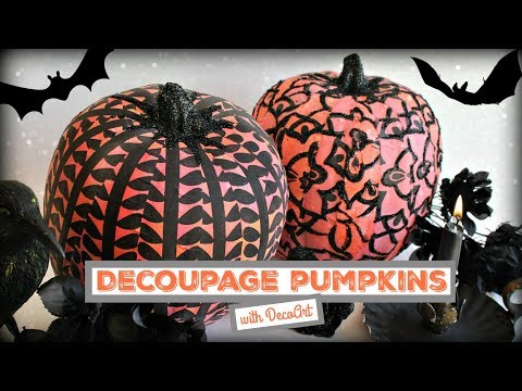Decou-Page Gel Press Print Pumpkins | DecoArt®