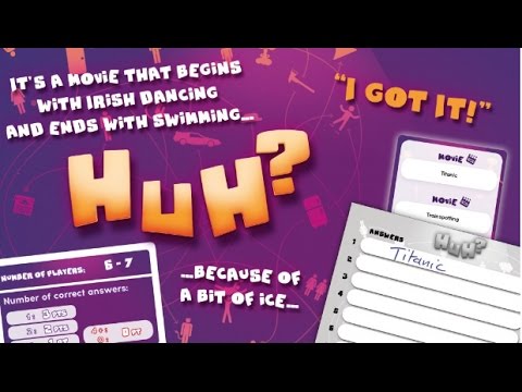 Huh? - Unfiltered Gamer - Kickstarter Party Game Review