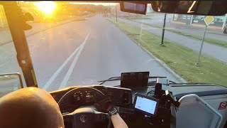 Bus Driving POV | Route 273 Ljungby - Värnamo | Scania InterLink